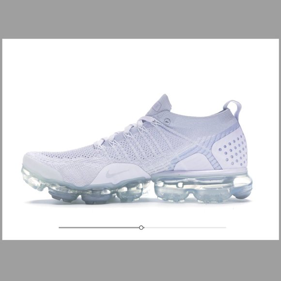 Nike Air VaporMax Flyknit 2 White Vast Grey - Picture 2 of 11